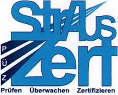 Siegel StrAusZert, Prüfen Überwachen Zertifizieren
